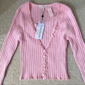 For Love & Lemons Cardigan. No tags. Worn once. Excellent condition